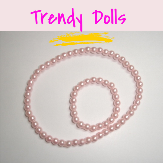Doll Pearl Necklace | Doll Pearl Bracelet | Trendy Dolls