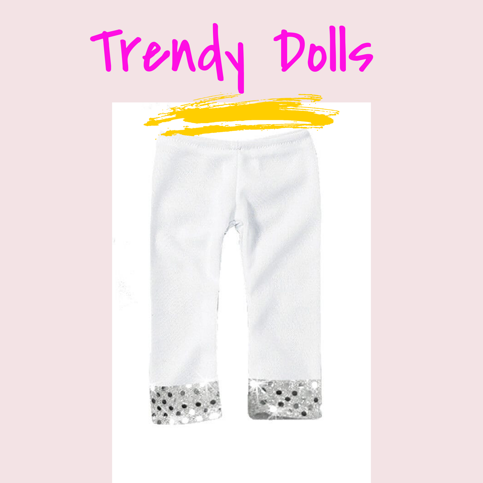 18 in doll sequin pants | American Girl Doll Sequin Pants | Trendy Dolls