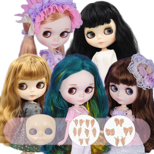 Joint Blythe Like Doll with Interchangeable Hands