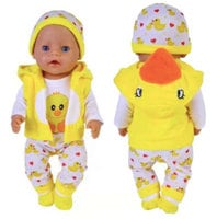 Duck Outfit fits Bitty Baby