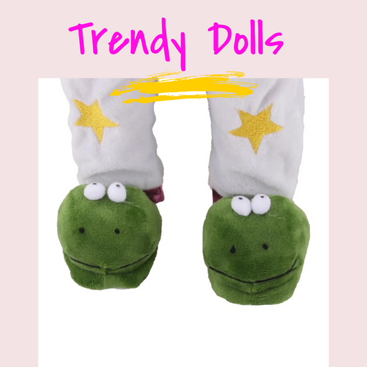 18 in Doll Slippers | Sale Doll Animal Slippers | Trendy Dolls